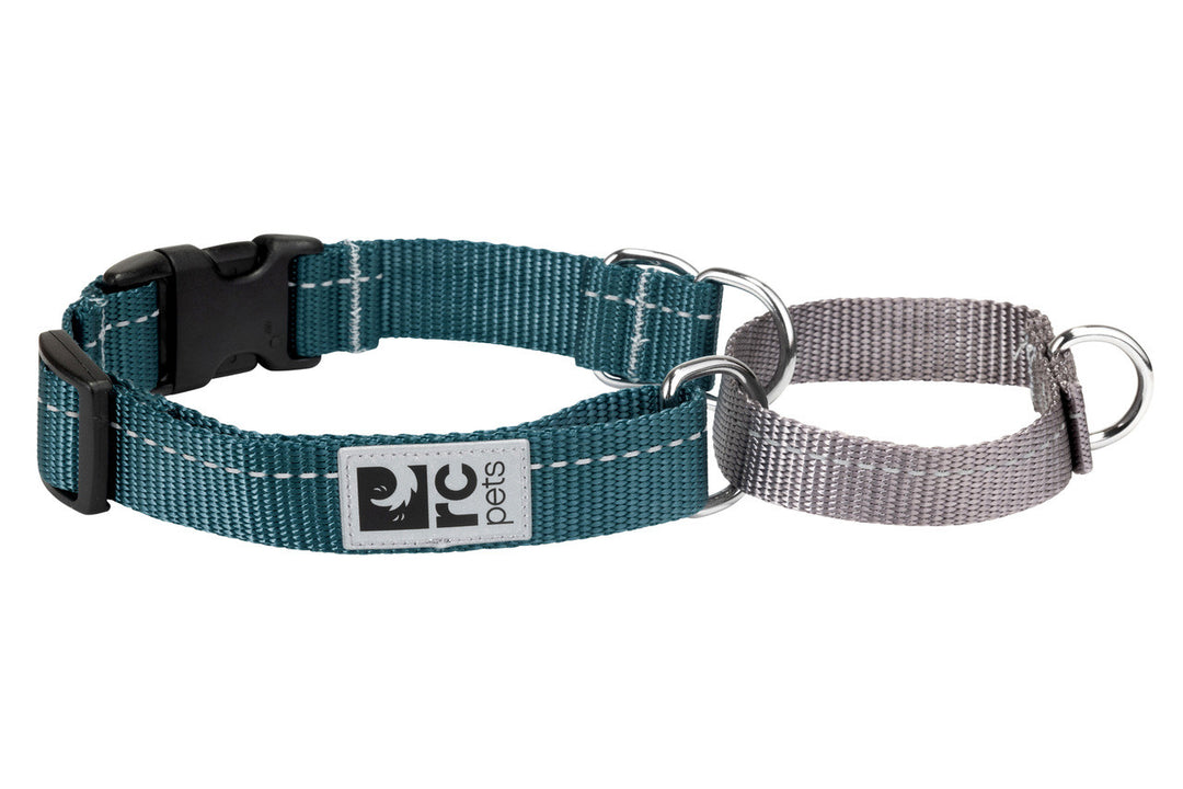 RCP Collier Dressage Sangle Base M Turquoise Foncé