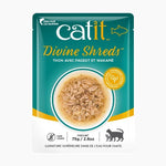Voir l’image dans la galerie, Catit Divine Shreds - Thon avec Pageot et Wakamé en Bouillon - Nourriture Humide Sans Grains pour Chats en Sachet