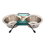 Voir l’image dans la galerie, DOGIT Ensemble 2 Bols Inox 2x8oz Mini