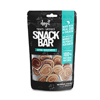 Dogit Snack Bar - Bouchées de Morue et Poulet - Gâteries à Mâcher pour Chiens