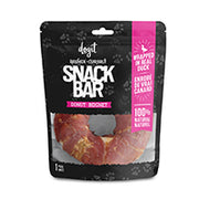 Dogit Snack Bar - Beignets en Cuir Brut Enveloppées de Canard - Gâteries à Mâcher pour Chiens