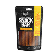 Dogit Snack Bar - Bâtonnets Torsadés en Cuir Brut Enveloppées de Poulet et Collagène - Gâteries à Mâcher pour Chiens