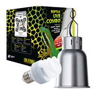 *EXO TERRA Dôme Éclairage Deep Dome & Ampoule UVB Nano pour Reptiles