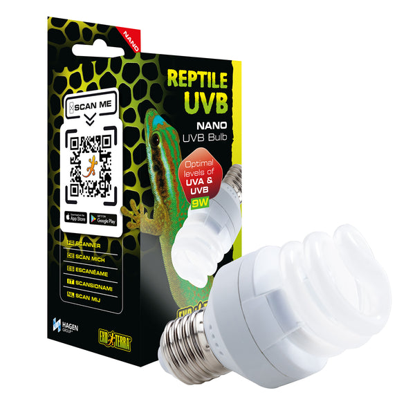 EXO TERRA Ampoule UVB Nano 9W pour Reptiles