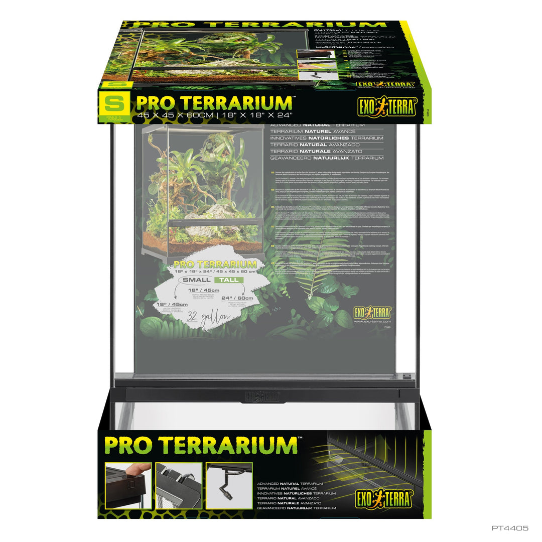 EXO TERRA Terrarium Professionel Petit, Haut (45x45x60cm)