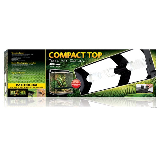 Exo Terra - Couvercle d'Éclairage Compact Top - Éclairage pour Terrariums