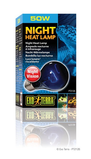 EXO TERRA Ampoule Nocturne 50W Infrarouge A19 pour Reptiles