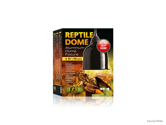 Exo Terra - Dôme d'Éclairage en Aluminium Reptile Dome - Éclairage pour Terrariums