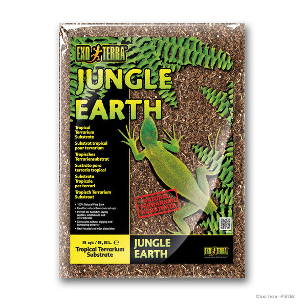 EXO TERRA Substrats Terre de Jungle 8.8L pour Reptiles