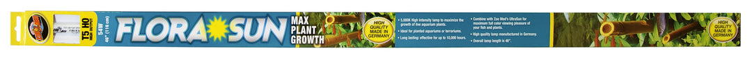 *ZOO MED Lampe Flora Sun T5 54W 46" pour Aquarium