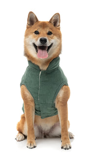 FUZZYARD Life Veste Velours Côtelé Vert #5