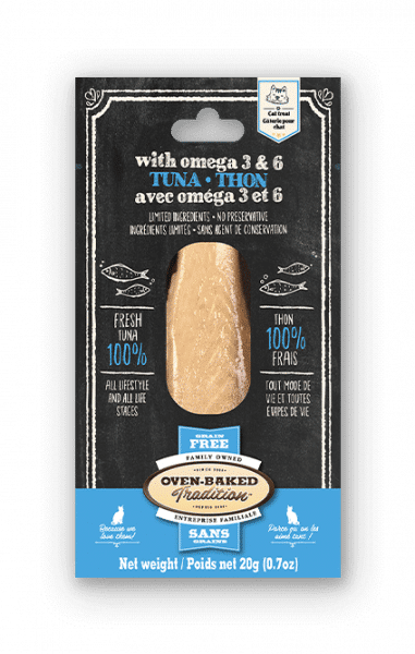 OBT Gâteries Chat Filet Thon avec Oméga 3-6 20g