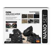 FLUVAL Trousse Déco Pierres & Sables, Black Basalt, Nano 11kg