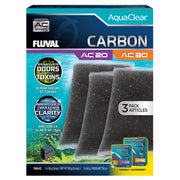 FLUVAL AC20/30 Charbon Activé  x3 pour Aquarium