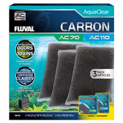 FLUVAL AC70/110 Charbon Activé x3 pour Aquarium