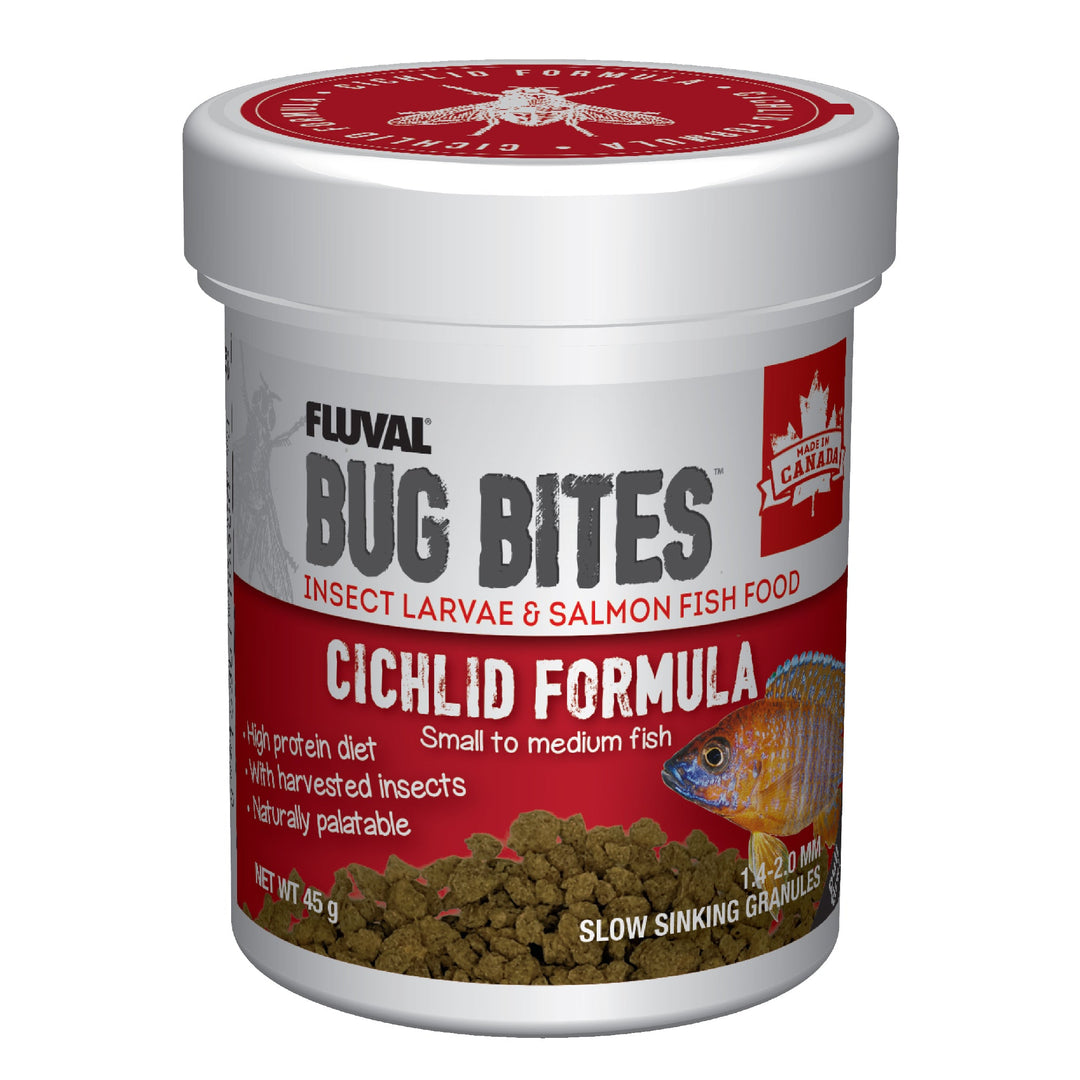 Fluval Bug Bites - Granulés pour Cichlidés - Nourriture pour Poissons