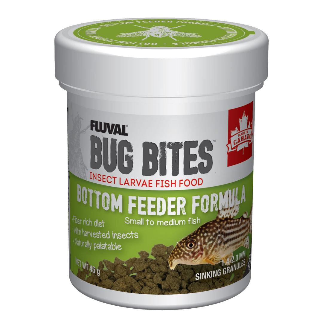 Fluval Bug Bites - Granulés pour Poissons de Fond - Nourriture pour Poissons