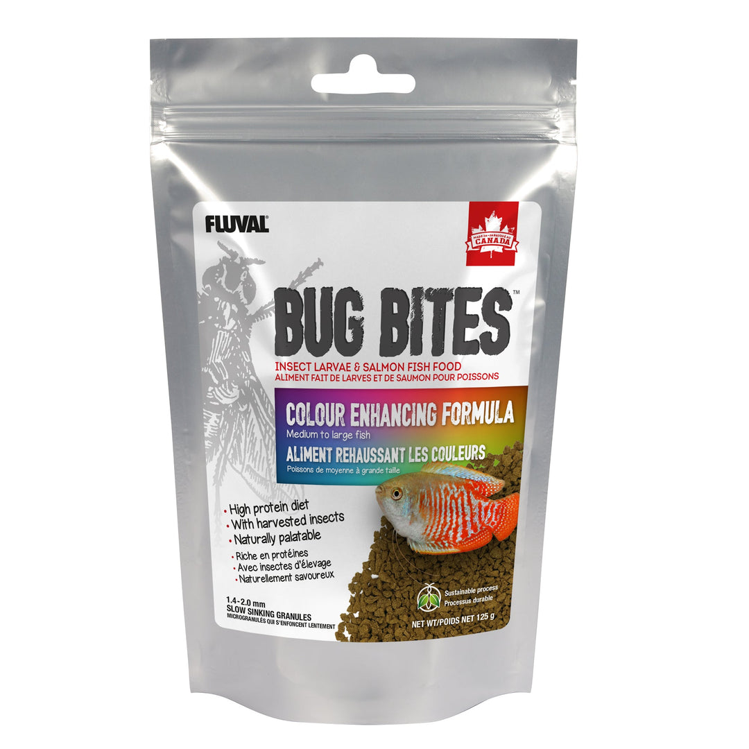 Fluval Bug Bites - Granulés Rehausseurs de Couleurs - Nourriture pour Poissons