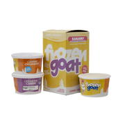 Big Country Raw - Yogourt Glacé au Lait de Chèvre, Bananny - Supplément Congelé pour Chiens