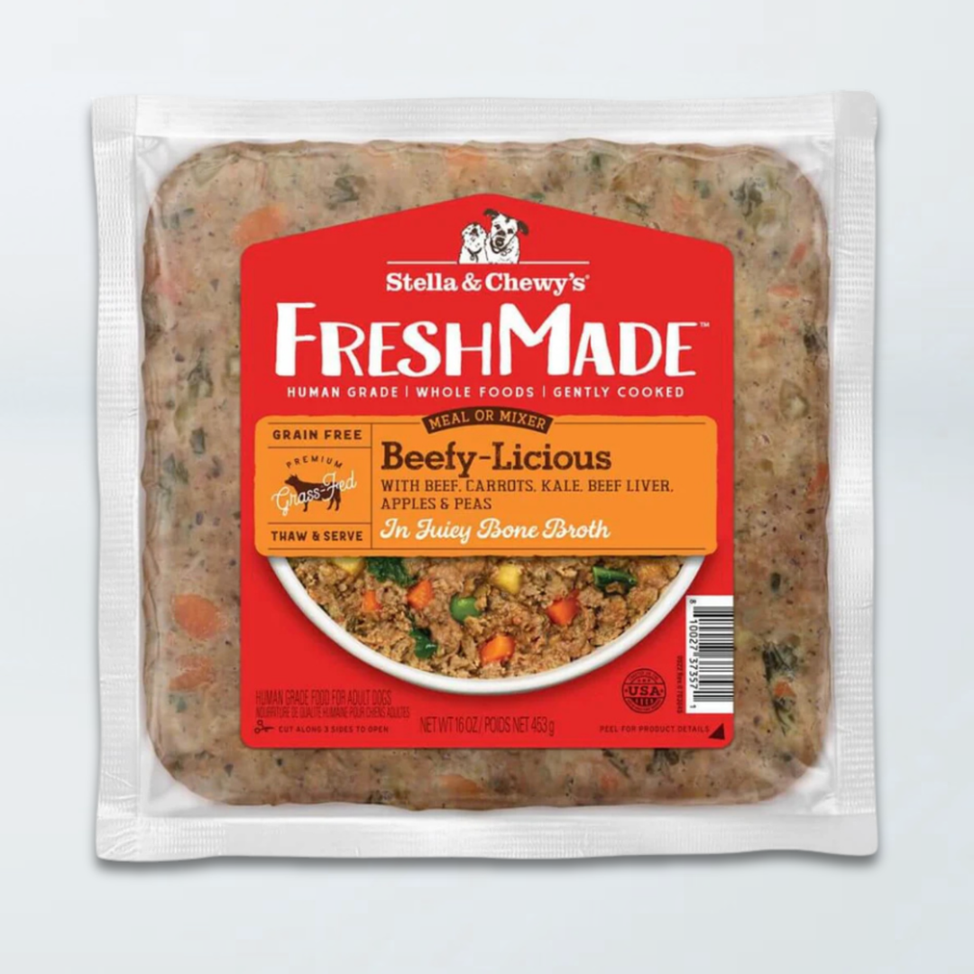 Stella & Chewy's FreshMade - Beefy-Licious - Nourriture Cuite Congelée pour Chiens