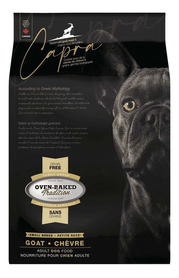 Oven-Baked Tradition - Chien Petite Race Chèvre Capra - Nourriture Sèche Sans Grains pour Chiens