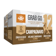 Big Country Raw Grab N Go - Campagnard - Nourriture Crue Congelée pour Chiens
