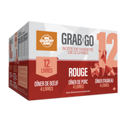 Big Country Raw Grab N Go - Viande Rouge - Nourriture Crue Congelée pour Chiens