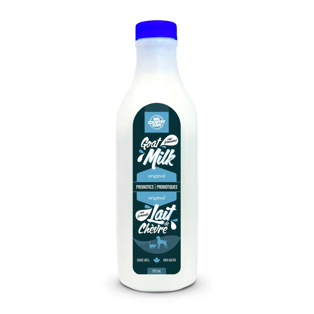Big Country Raw - Lait de Chèvre Cru Original - Supplément Congelé pour Chiens