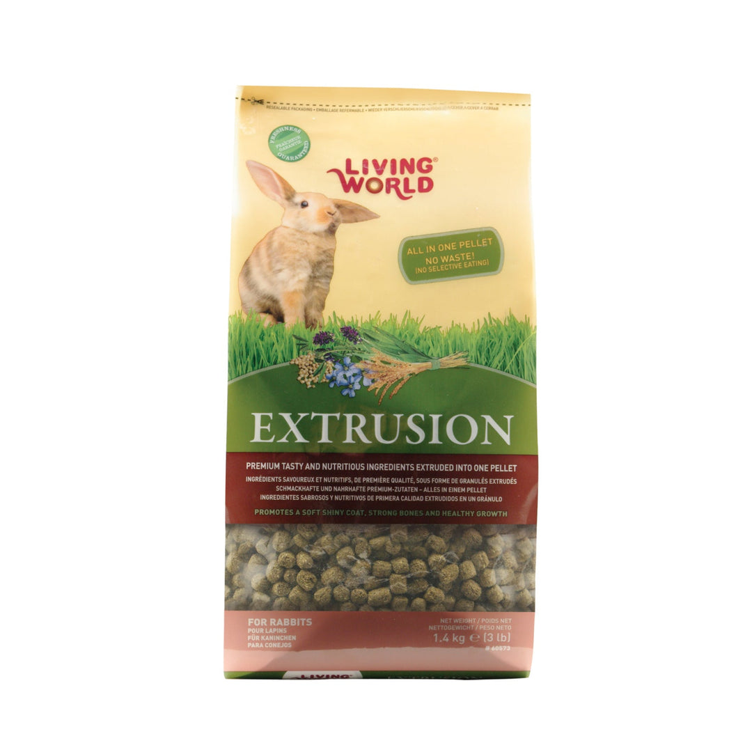 Living World - Aliment Extrudé Tout-en-Un - Nourriture pour Lapins
