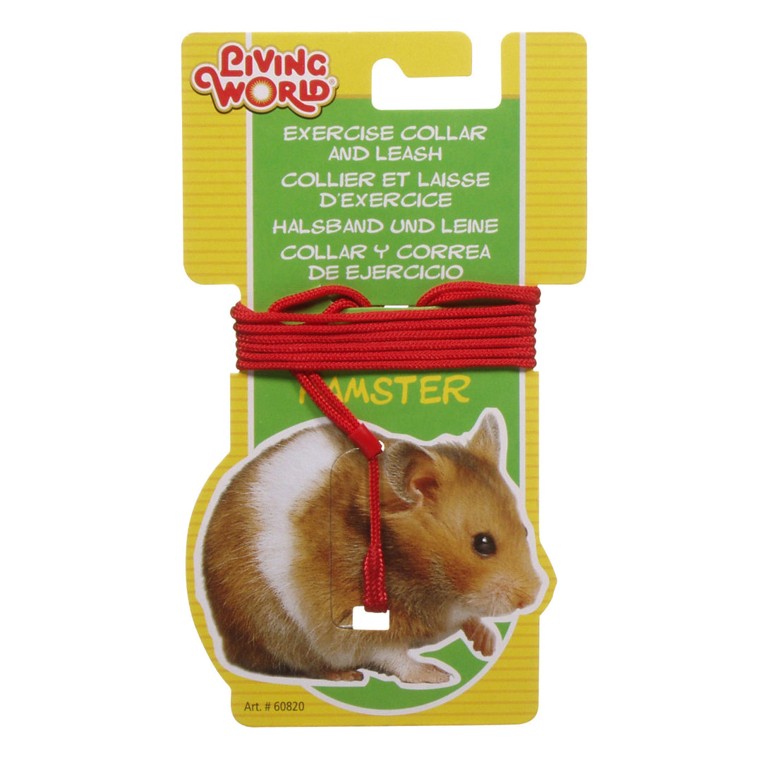 *LW Laisse & Collier pour Hamster Rouge