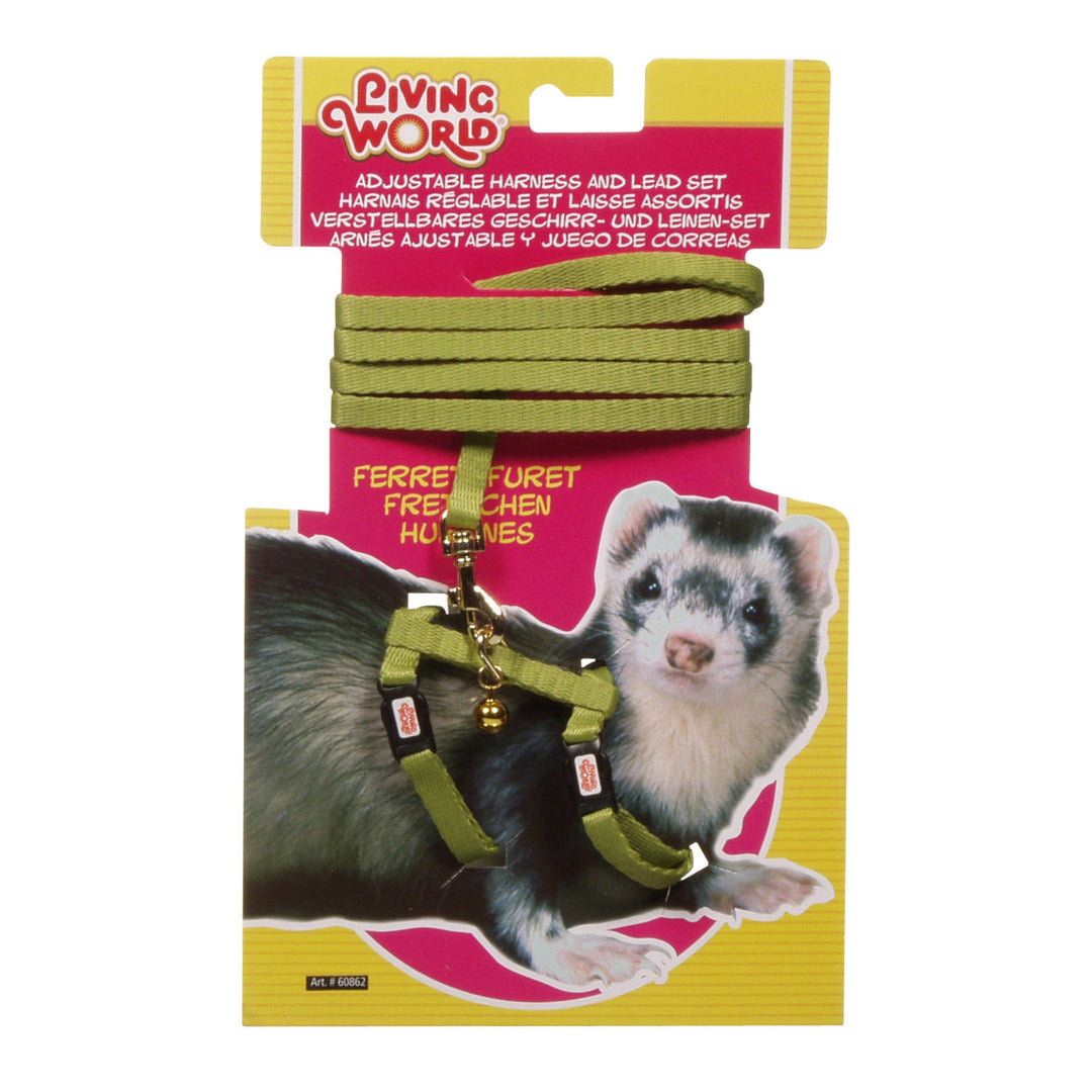 *LW Laisse 48" & Harnais Furet Vert