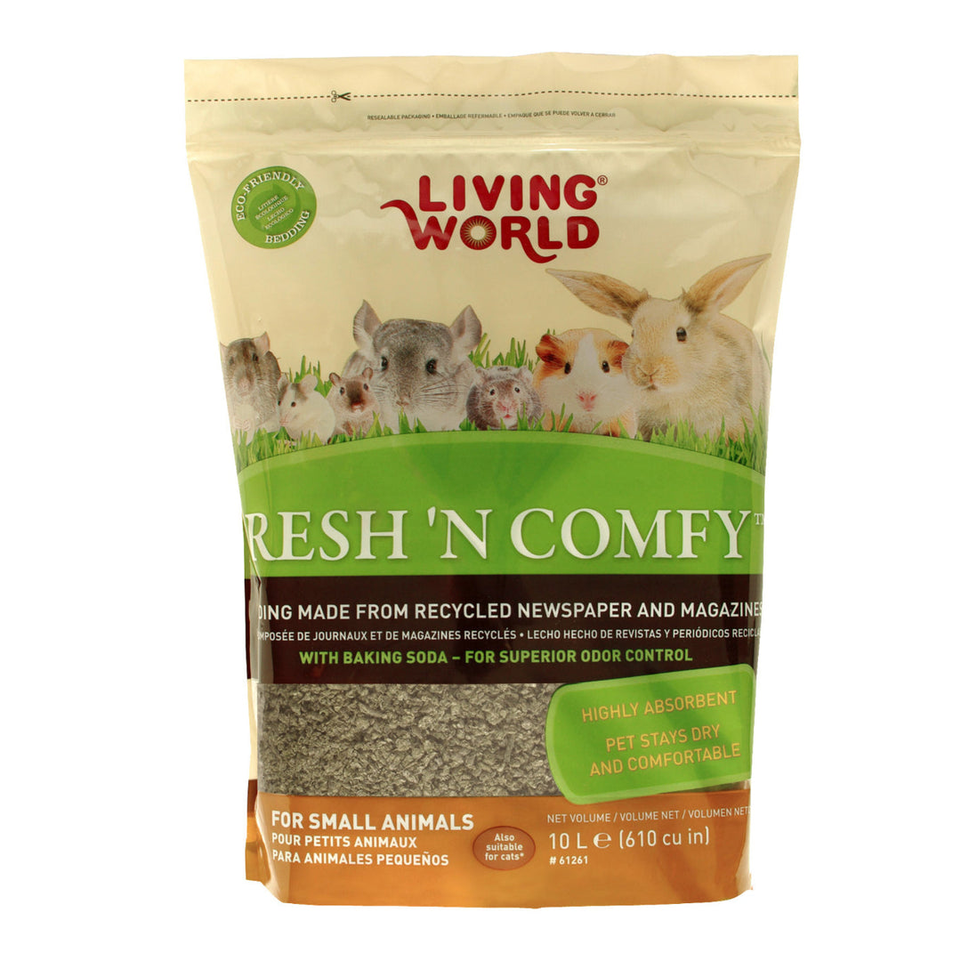 Living World - Litière Fresh 'N Comfy en Papier Recyclé - Litière pour Rongeurs