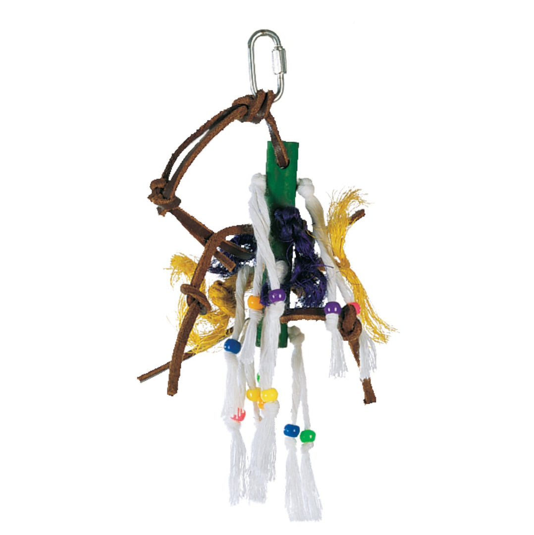 *LW Jouet Oiseaux Junglewood Petite Chevilles en Bois/Cordes