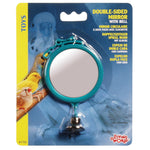 Voir l’image dans la galerie, Living World - Miroir Circulaire Double Face avec Clochette - Jouet pour Oiseaux