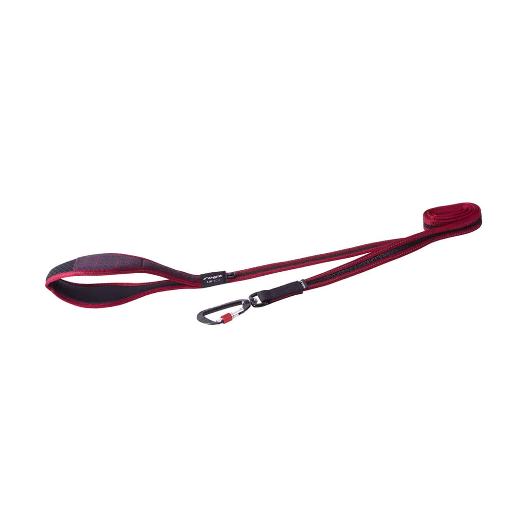 ROGZ Laisse Airtech M Rouge