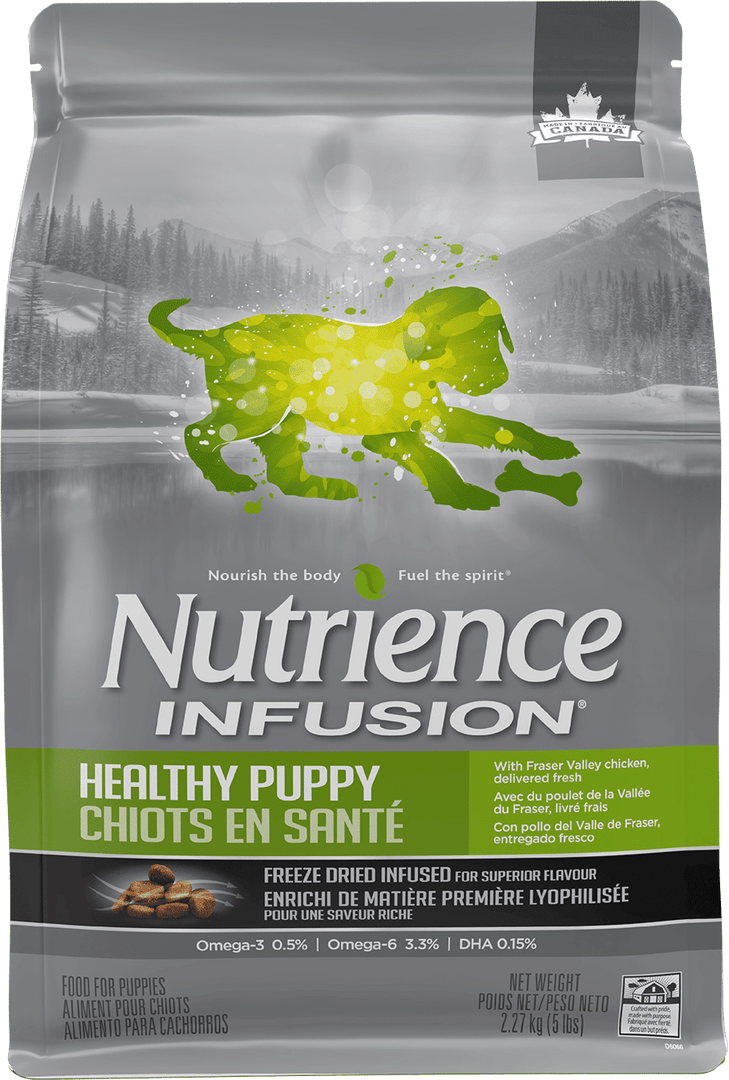 Nutrience Infusion - Chien Chiot Race Poulet de la Vallée du Fraser avec Infusion de Foie Lyophilisée  - Nourriture Sèche pour Chiens