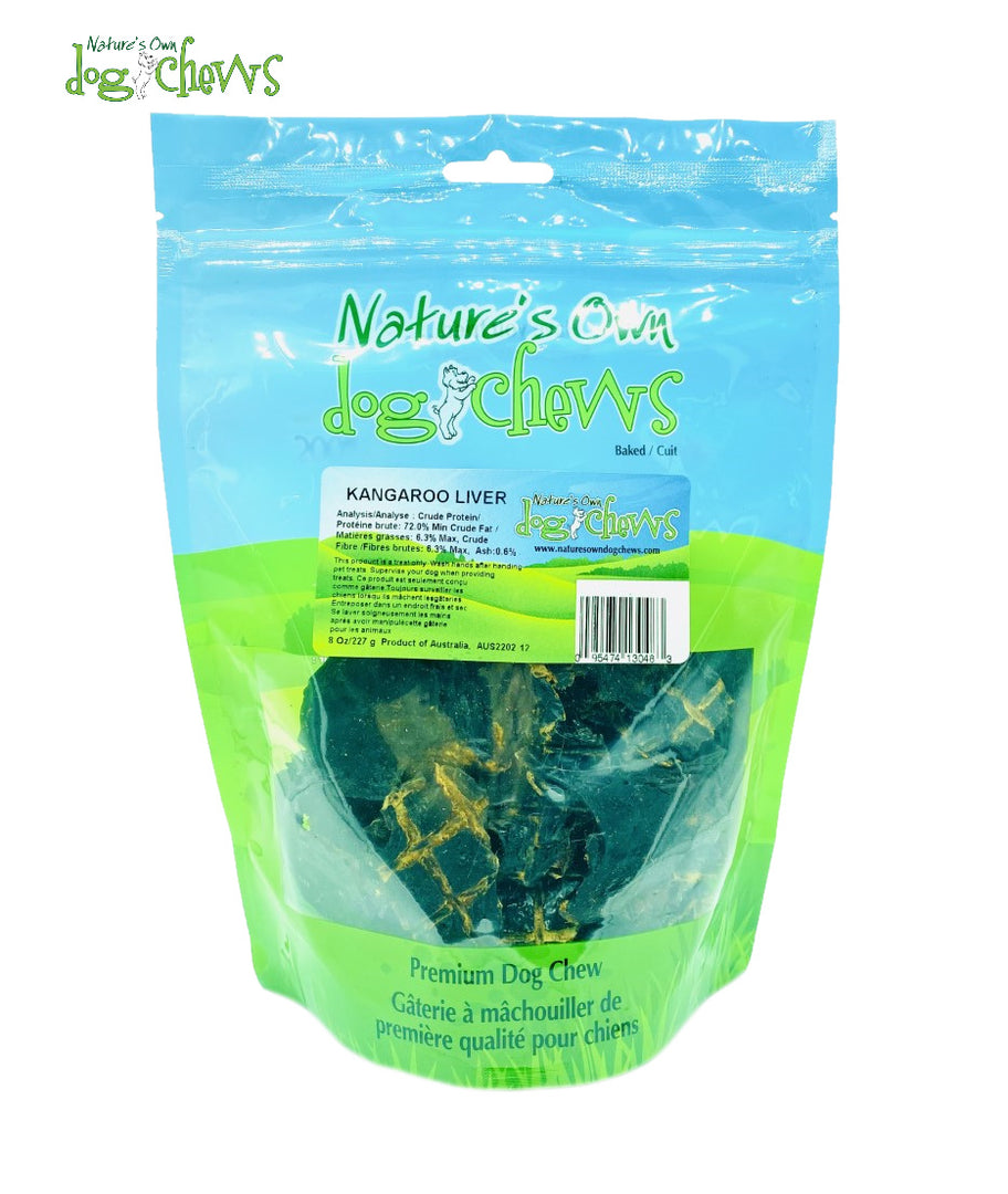 Nature's Own - Foie de Kangourou 227 g - Gâteries Naturelles pour Chiens