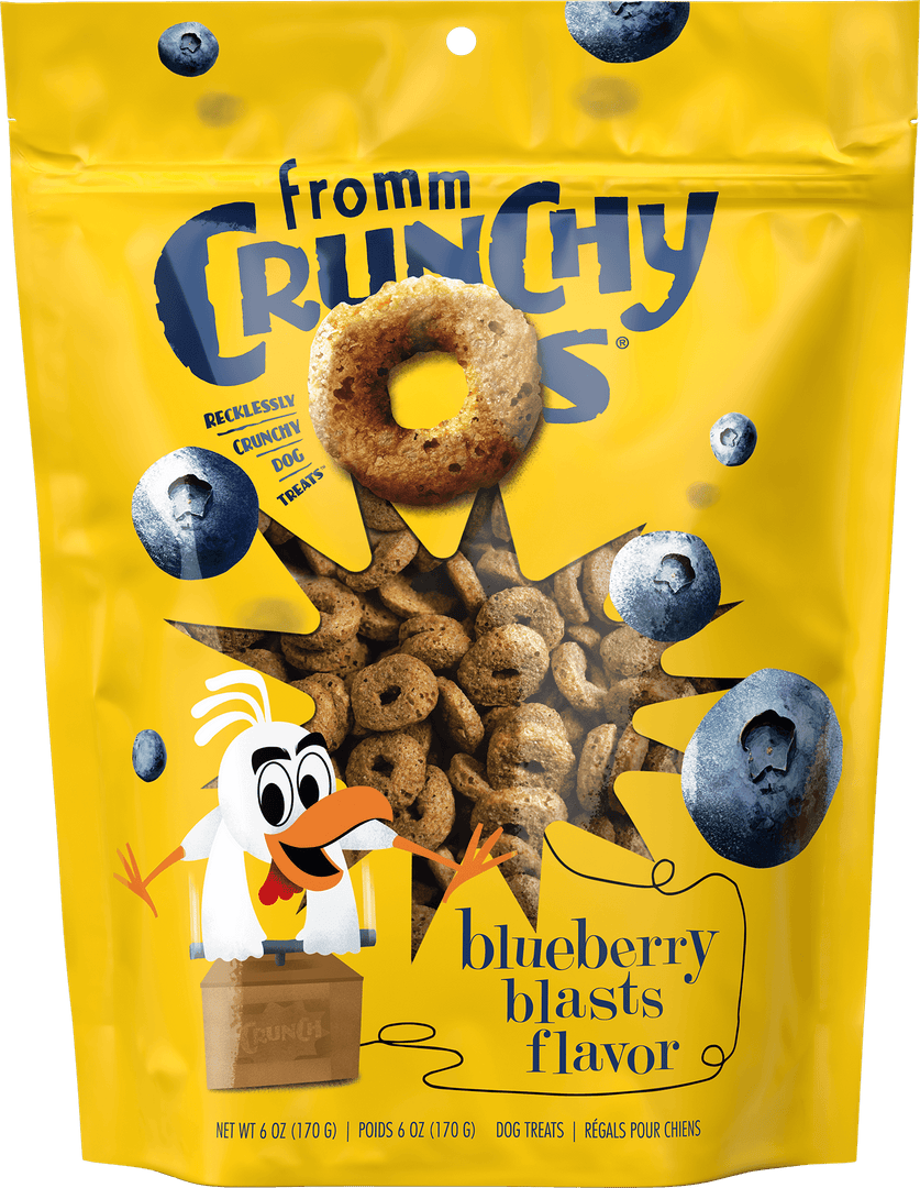 Fromm Crunchy O's - Peanut Butter Jammers - Gâteries Croquantes Multigrains pour Chiens
