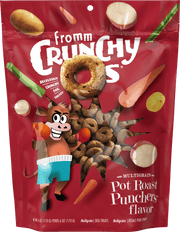 Fromm Crunchy O's - Pumpkin Kran Pow - Gâteries Croquantes Sans Grains pour Chiens