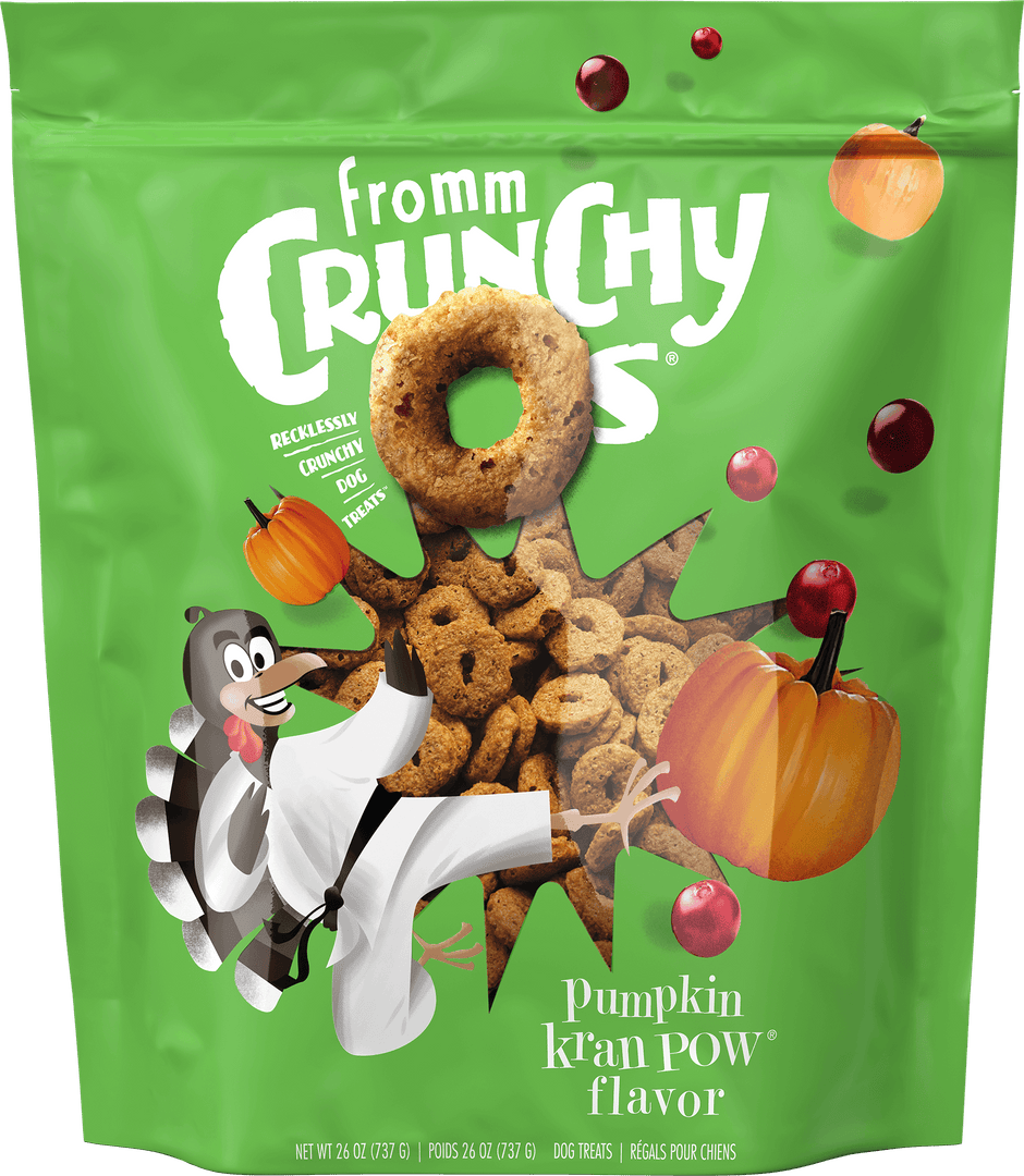 Fromm Crunchy O's - Bacon Blasters - Gâteries Croquantes pour Chiens