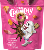 Voir l’image dans la galerie, Fromm Crunchy O's - Slammom' Smoked Salmon - Gâteries Croquantes Multigrains pour Chiens