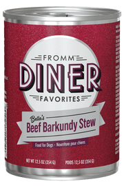 Fromm Diner Favorites - Chien Ragoût de Boeuf et Brocoli - Nourriture Humide pour Chiens