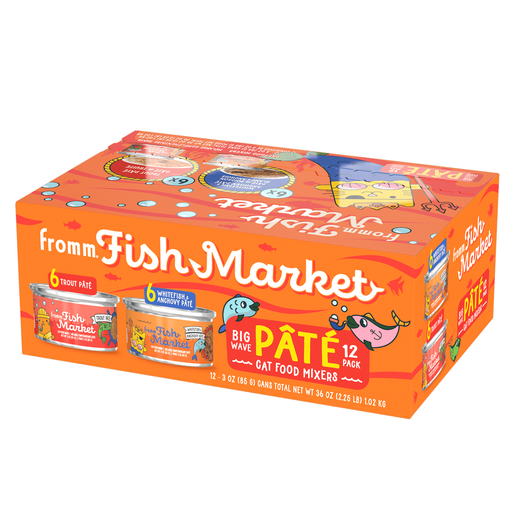 Fromm Fish Market - Chat Big Wave en Pâté - Garniture pour Nourriture pour Chats