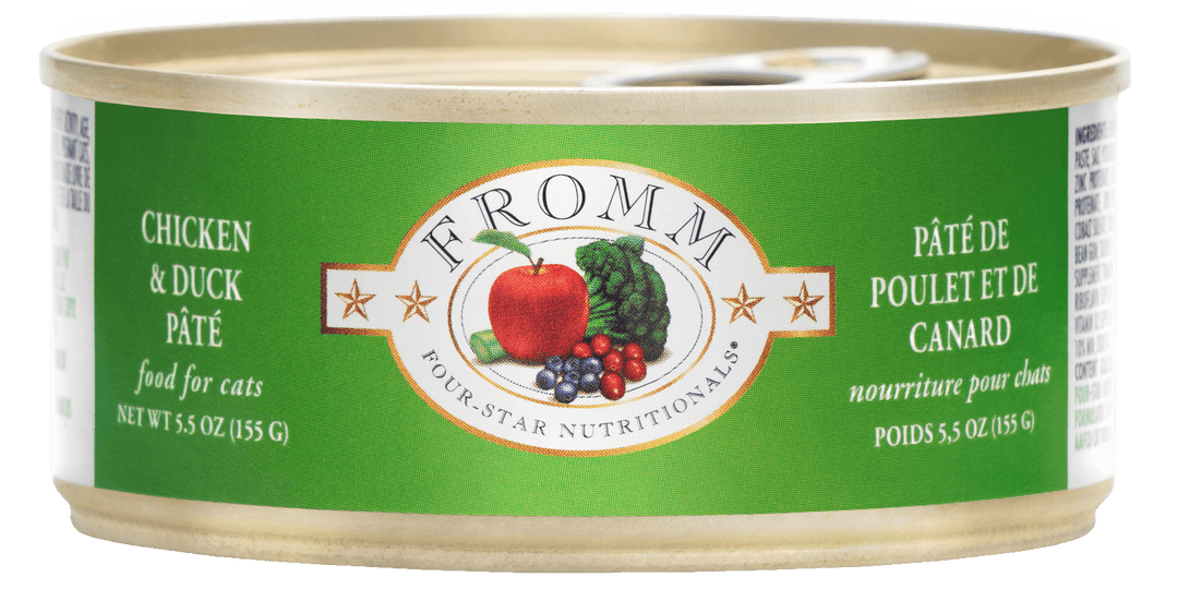 Fromm Four-Star - Chat Adulte Pâté de Poulet et Saumon - Nourriture Humide pour Chats