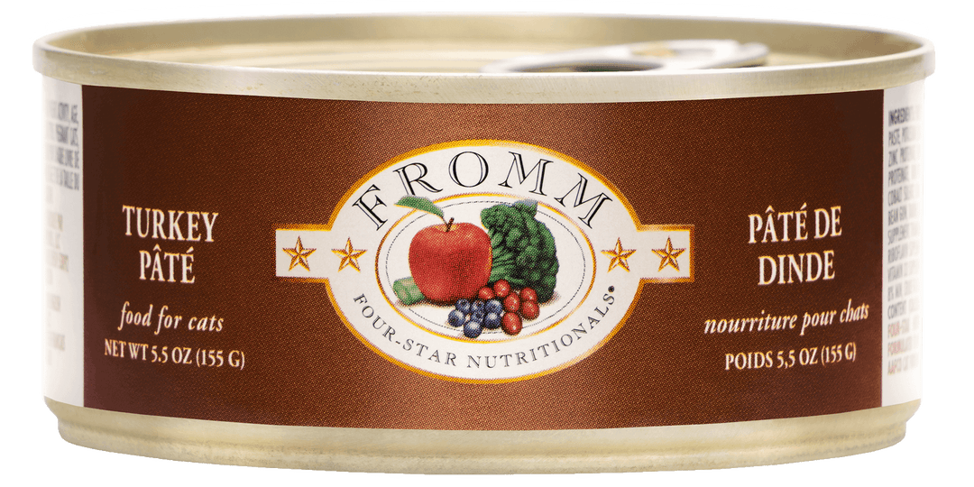 Fromm Gold - Chat Adulte Pâté de Poulet, Canard et Saumon - Nourriture Humide pour Chats