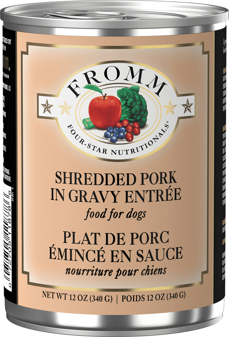 Fromm Four-Star - Chien Porc Émincé en Sauce - Nourriture Humide pour Chiens