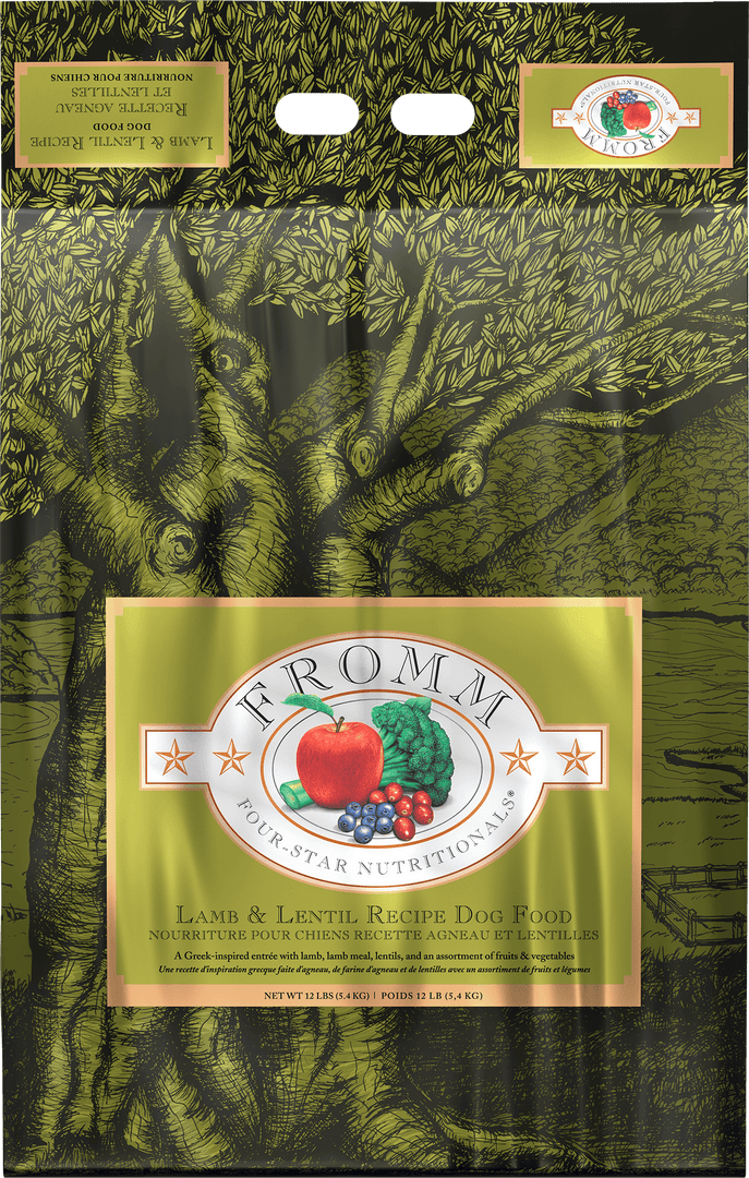 Fromm Four-Star - Chien Agneau et Lentilles - Nourriture Sèche Sans Grains pour Chiens