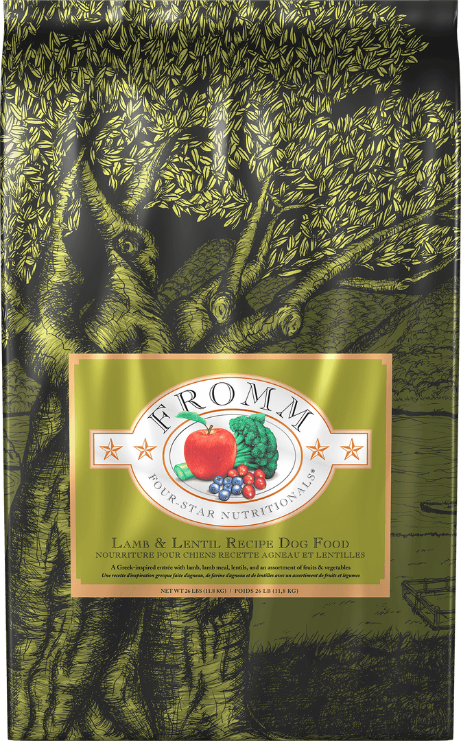 Fromm Four-Star - Chien Agneau et Lentilles - Nourriture Sèche Sans Grains pour Chiens