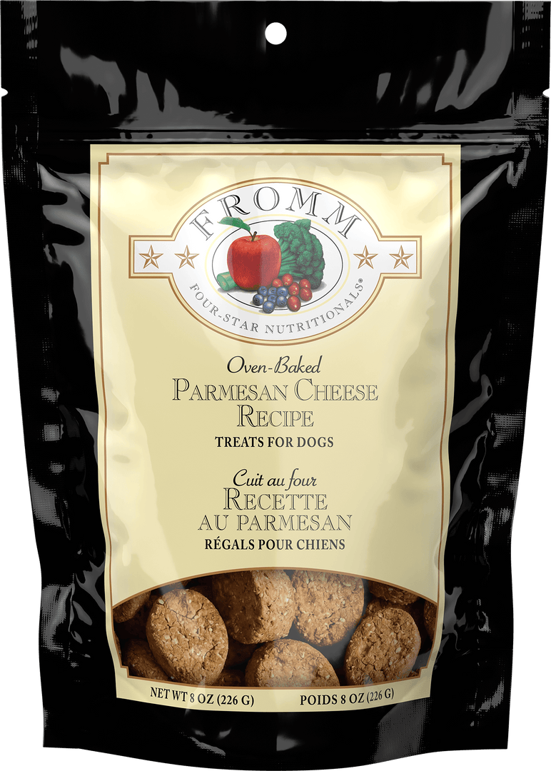 Fromm Four-Star - Saumon avec Patates Douces - Gâteries Sans Grains en Biscuits Cuits au Four pour Chiens