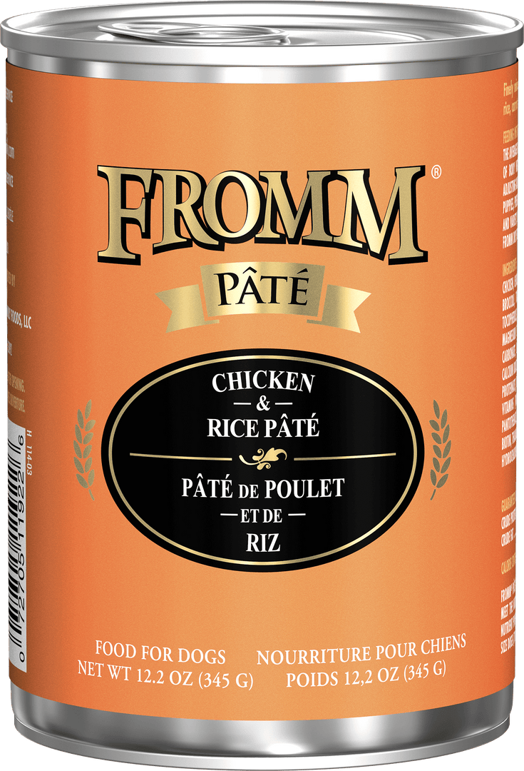 Fromm Gold - Chien Pâté de Poulet et Patates Douces - Nourriture Humide Sans Grains pour Chiens